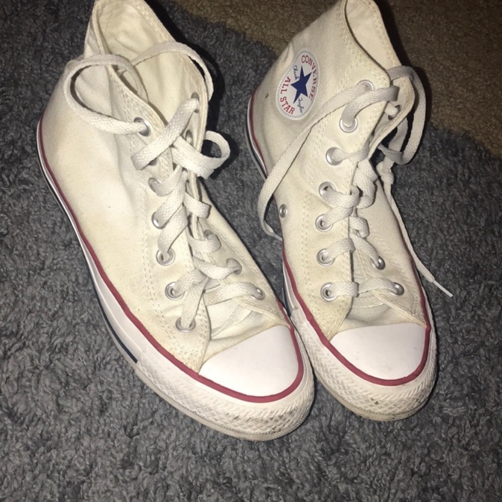 White high top converse!